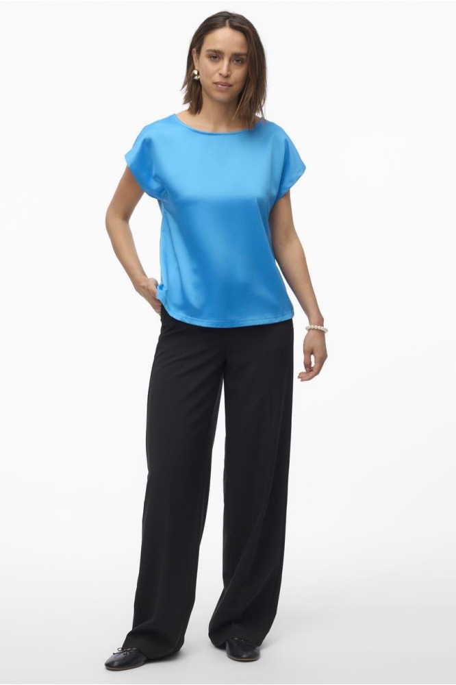 VMMERLE MIX TOP WVN GA NOOS 10305151 IBIZA BLUE